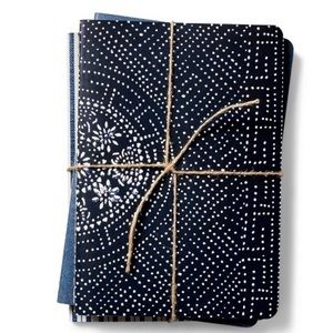 Levi’s 3pack denim Print sewed ruled notebook set